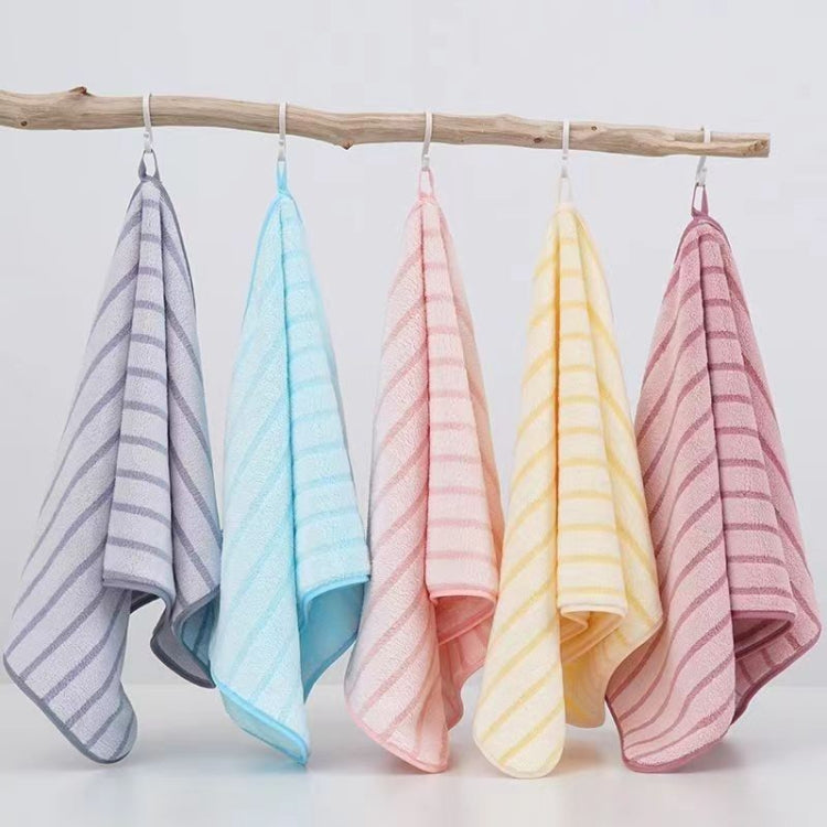 2pcs /Set Thickened Coral Velvet Bath Towel Beach Towel Soft Absorbent No Linting, Size: 70x140cm+35x75cm