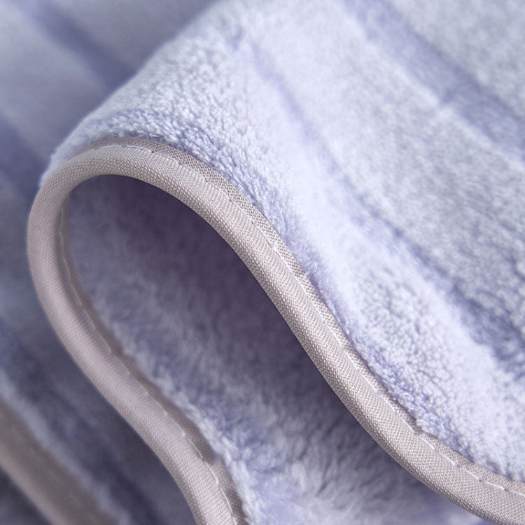 2pcs /Set Thickened Coral Velvet Bath Towel Beach Towel Soft Absorbent No Linting, Size: 70x140cm+35x75cm