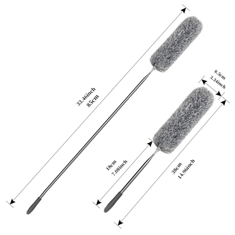 Stainless Steel Telescopic Bendable Household Duster