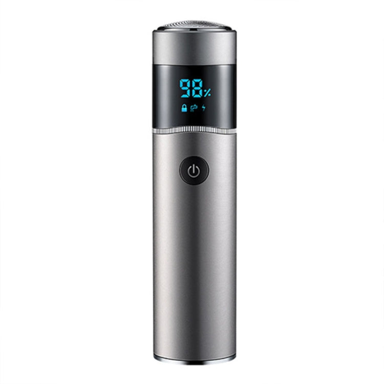 S-1090 IPX7 Waterproof 8D Portable LED Digital Display Round Electric Shaver