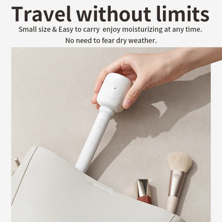 JisuLife JB07 Wireless High Mist Portable Humidifier, No Water Tank, Color: White 1100mAh