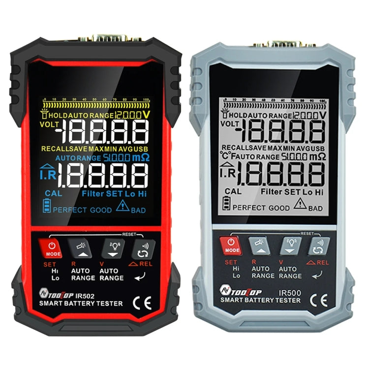 Battery Internal Resistance Tester Lead-Acid Alkaline Lithium Battery Tester, Model: IR502