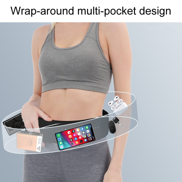 Large OUDU Outdoor Sports Portable Wrap-Around Waist Pack Unisex Cell Phone Bag