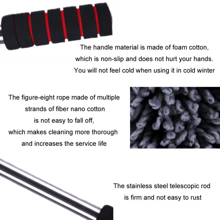 Car Wash Mop Soft Bristle Dust Removal Car Cleaning Tool - OPP Bag