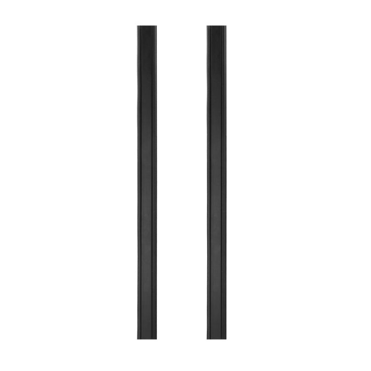 1pair Car Side Window Wipers Removing Water Mist Universal Rubber Strips