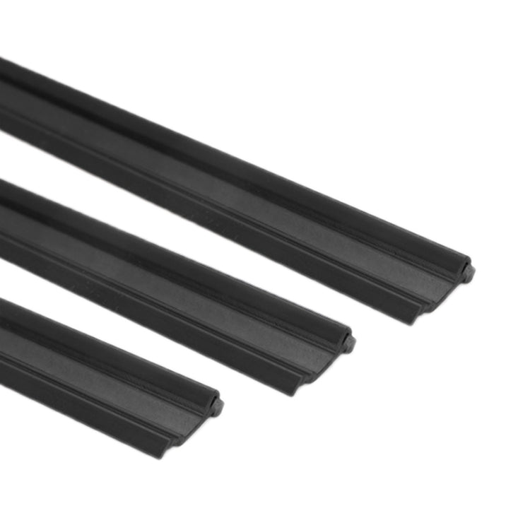 1pair Car Side Window Wipers Removing Water Mist Universal Rubber Strips