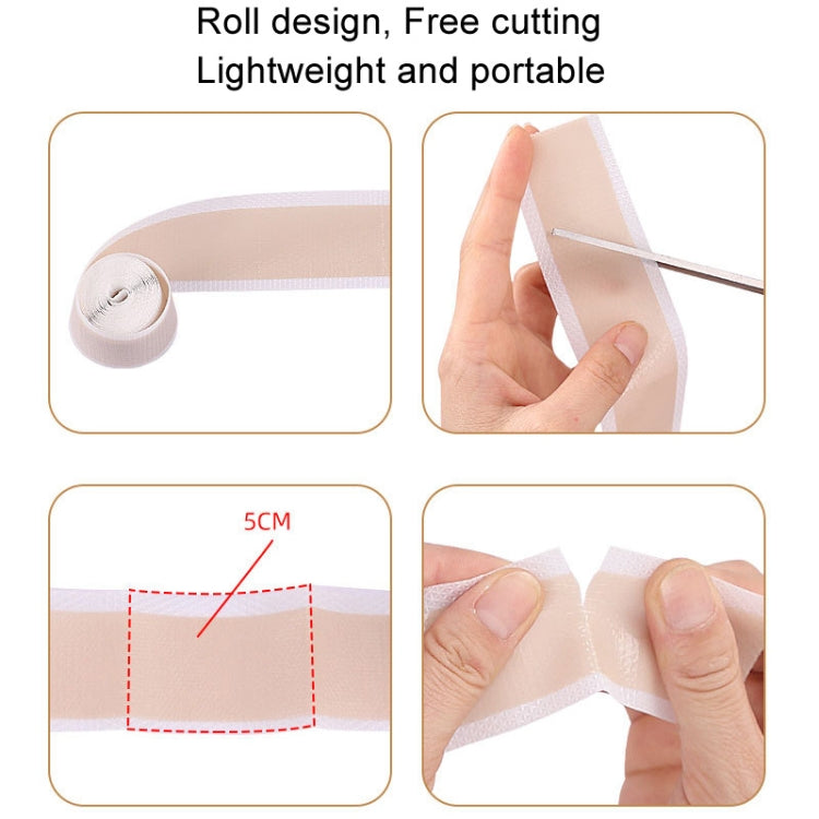 Silicone Skin Scar Invisible Self-Adhesive Cover Stickers Tattoo Acne Pits Breathable Waterproof Cuttable Concealer Stickers, Color: Skin Color 4x100cm
