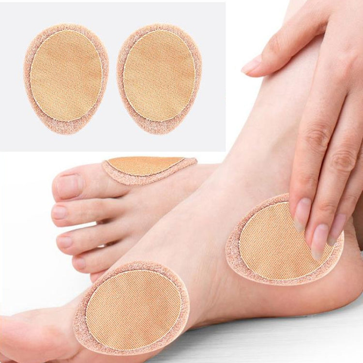 2pcs /Set Felt Chicken Eye Stickers Foot Callus Anti Abrasion Blister Stickers High Heels Soft Plantar Stickers - Skin Color