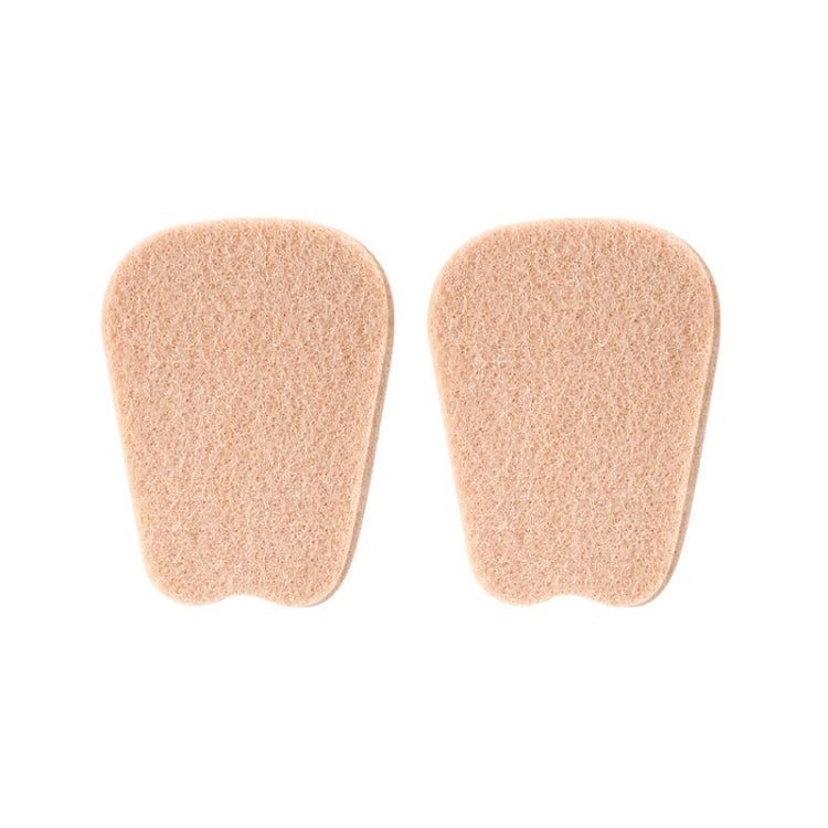 2pcs /Set Felt Tongue Stickers Soft Rebound Self-Adhesive Forefoot Pads, Size: S 7.5x5x0.3cm