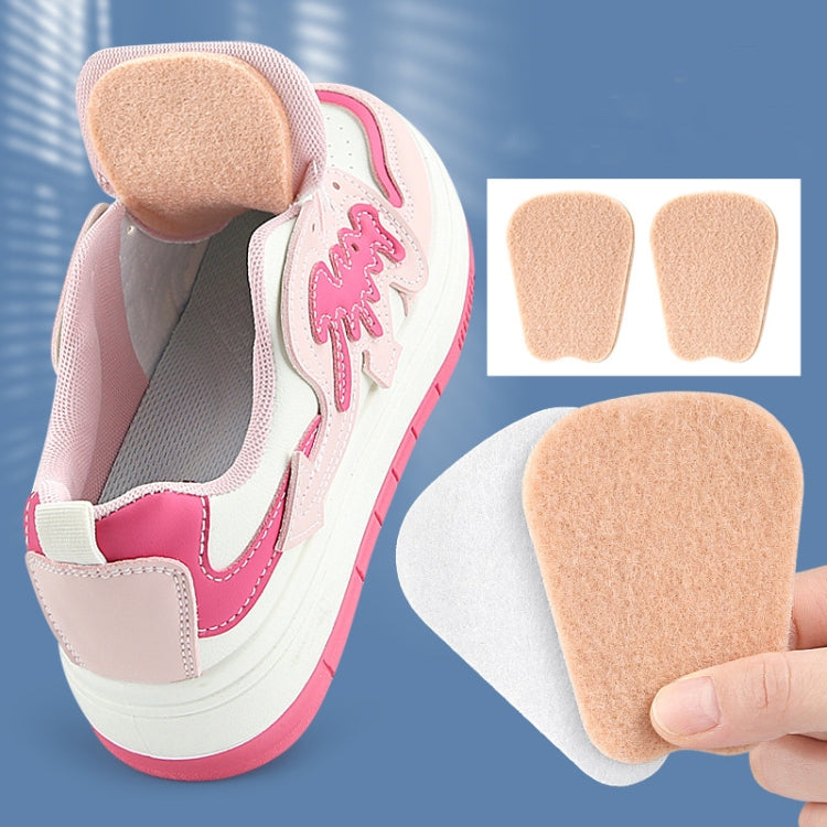 2pcs /Set Felt Tongue Stickers Soft Rebound Self-Adhesive Forefoot Pads, Size: M 8.5x5.8x0.3cm