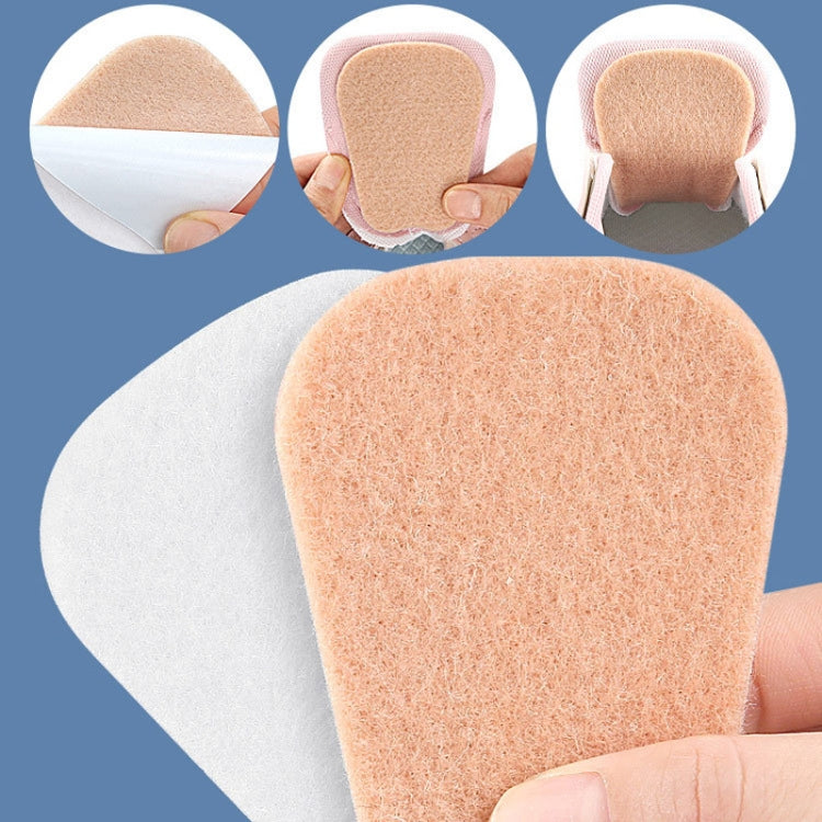 2pcs /Set Felt Tongue Stickers Soft Rebound Self-Adhesive Forefoot Pads, Size: S 7.5x5x0.3cm