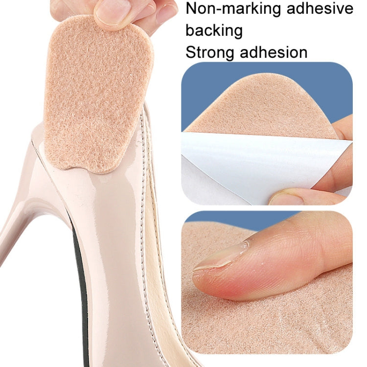 2pcs /Set Felt Tongue Stickers Soft Rebound Self-Adhesive Forefoot Pads, Size: S 7.5x5x0.3cm