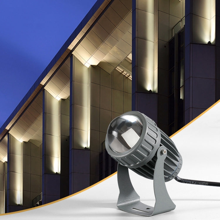 10W One Beam LED Spotlight Outdoor Waterproof Lighting Pillar Wall Light Remote Landscape Lamp, Color: Choose 1 of 3 Colors