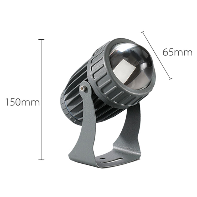 10W One Beam LED Spotlight Outdoor Waterproof Lighting Pillar Wall Light Remote Landscape Lamp, Color: Choose 1 of 3 Colors