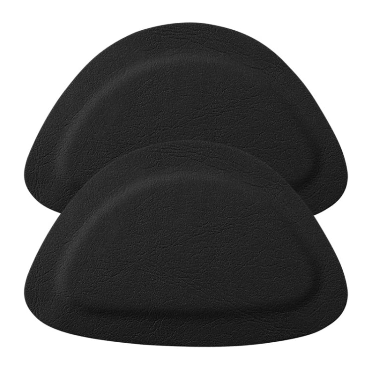 1pair Sneakers Martin Boots Anti-Abrasion Heel Stickers Heel Invisible Self-Adhesive Shoe Stickers, Color: Black Thin