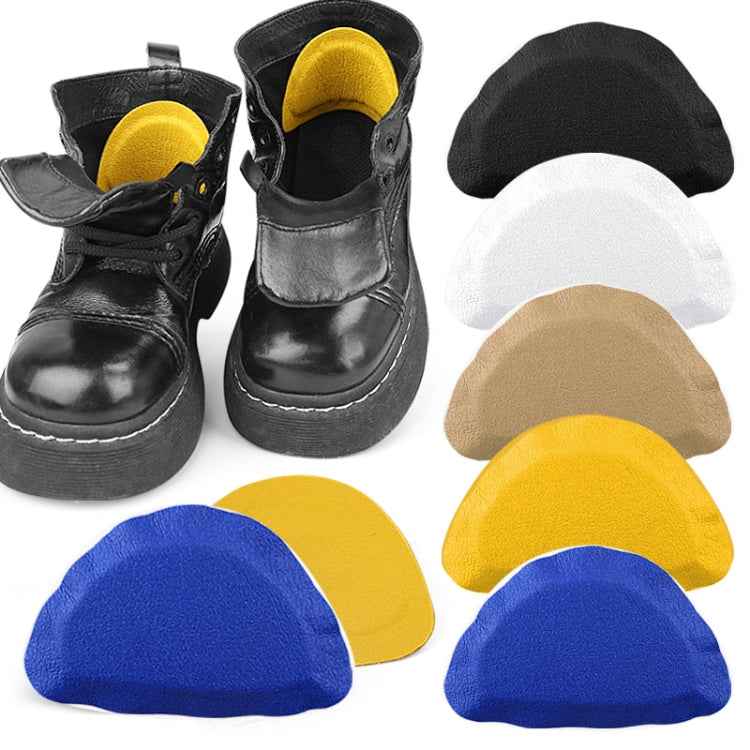 1pair Sneakers Martin Boots Anti-Abrasion Heel Stickers Heel Invisible Self-Adhesive Shoe Stickers, Color: White Thick