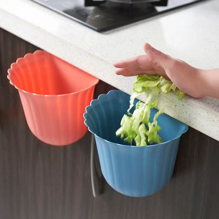 Multifunctional Hanging Kitchen Trash Can Household Flower Desktop Garbage Can
