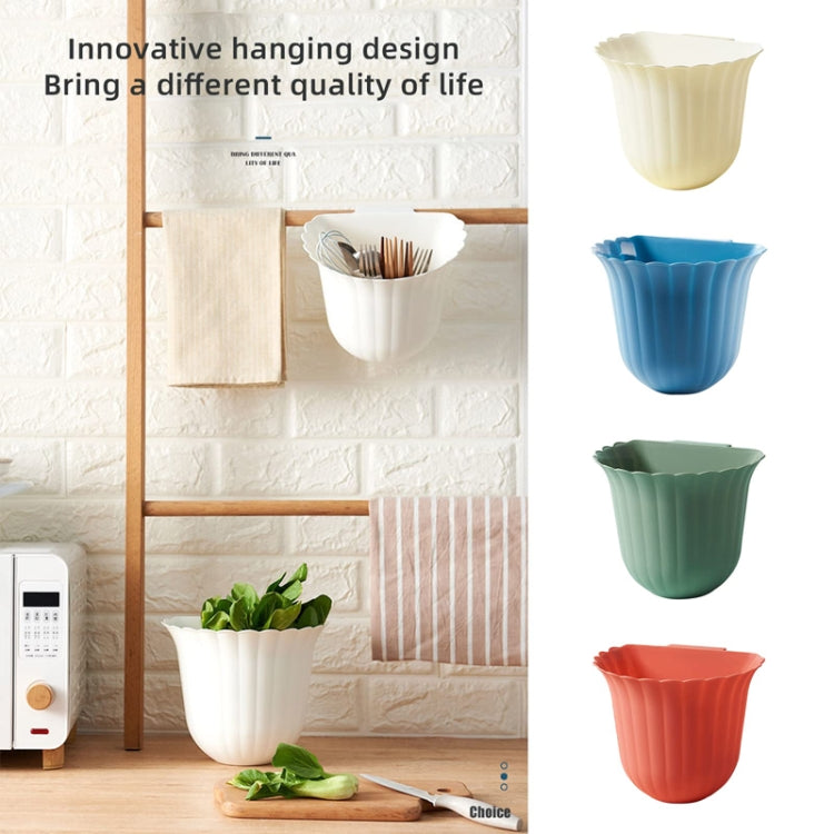 Multifunctional Hanging Kitchen Trash Can Household Flower Desktop Garbage Can
