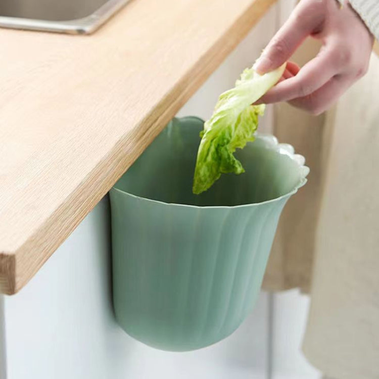 Multifunctional Hanging Kitchen Trash Can Household Flower Desktop Garbage Can