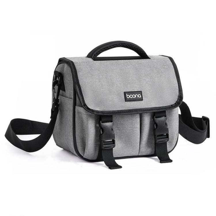 Baona BN-H017 Photography SLR / Micro Single Cross-Body Camera Storage Bag, Color: S Gray