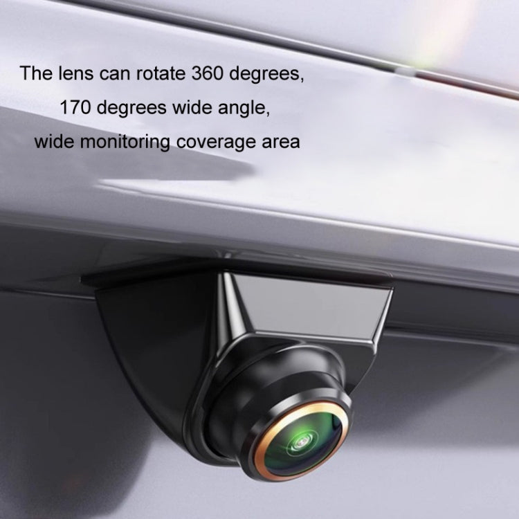 360-degree Adjustable Three-control Metal Fisheye Reversing Camera - Adjustable Korean Style