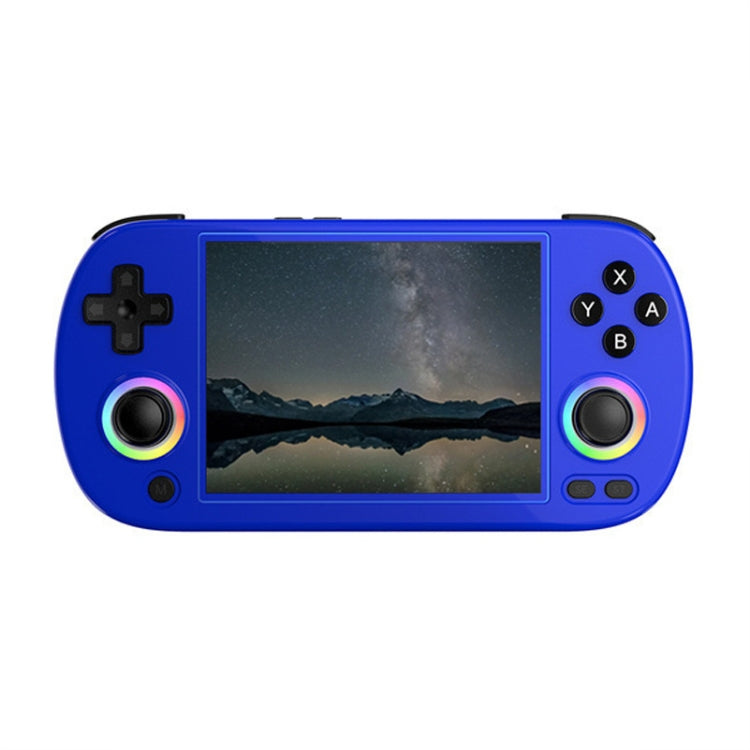 ANBERNIC RG40XXH WIFI Wireless Joystick Pocket Console HDMI Connection TV Online Sparring Game Console 64G - Blue