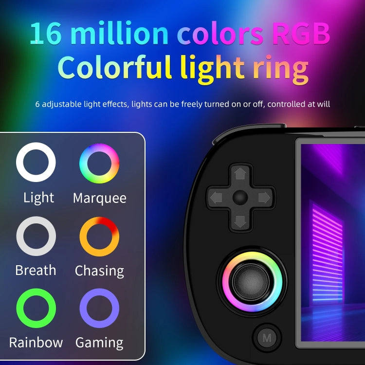 ANBERNIC RG40XXH WIFI Wireless Joystick Pocket Console HDMI Connection TV Online Sparring Game Console 128G - Blue