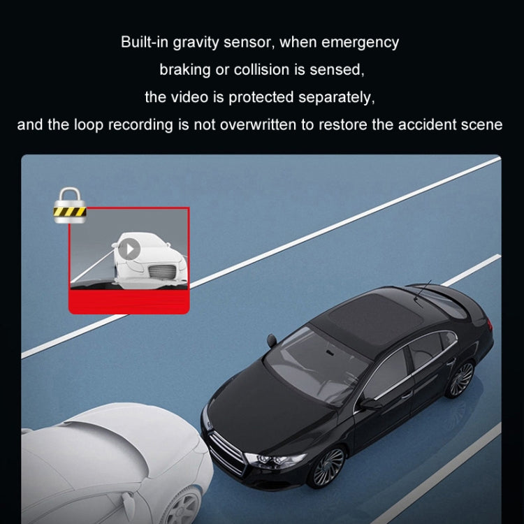Mobile Phone WIFI Interconnection 2K Ultra-Clear Night Vision Hidden Driving Recorder, Version: USB Short Line - No TF Card