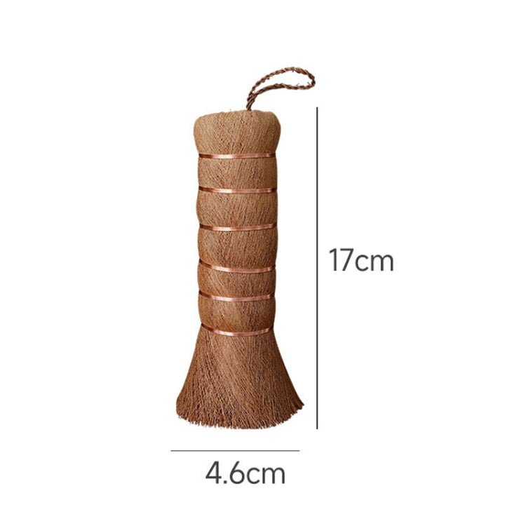 Palm Fiber BrushTea Ceremony Brush Household Cleaning Tools, Style: 17cm Small Round