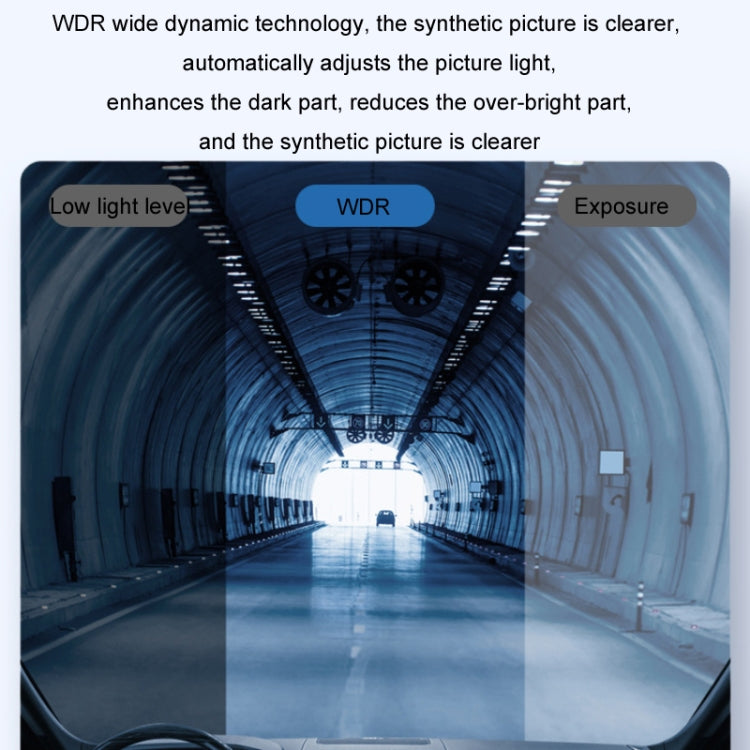 WIFI Mobile Phone 2K Ultra-Clear 360-Degree Rotating Driving Recorder, Version: Cigarette Lighter - No TF Card