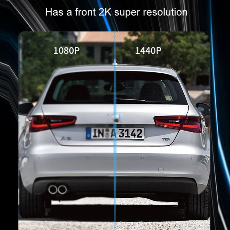 WIFI Mobile Phone 2K Ultra-Clear 360-Degree Rotating Driving Recorder, Version: USB Short Line - No TF Card