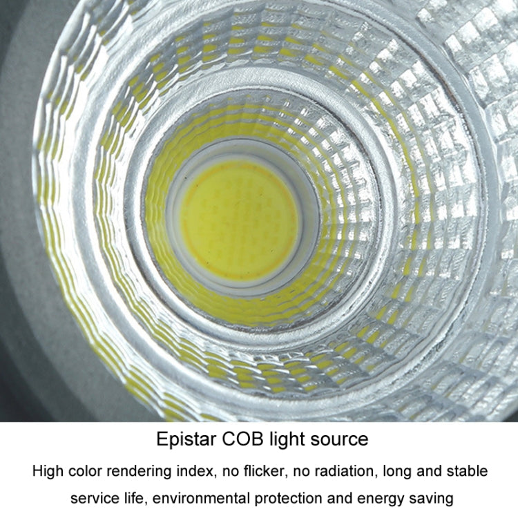 LED Flood Light COB Outdoor Waterproof Spotlight Billboard Lights Garden Lamp, Color: 10W 7 Colors