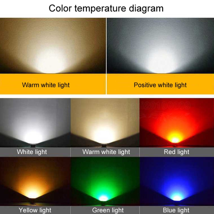 LED Flood Light COB Outdoor Waterproof Spotlight Billboard Lights Garden Lamp, Color: 20W Green Light