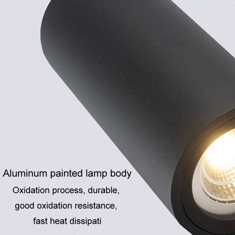 LED Outdoor Wall Lights Waterproof Exterior Villa Door Patio Lights Background Glow Spotlights, Style: 1-head Square Without GU10 Bulb
