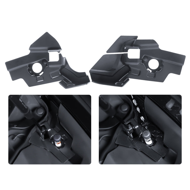 For 2024 Tesla Model 3 Left-hand Drive Front Hood With Full Anti-Blocking Water Channel - 2pcs /Set
