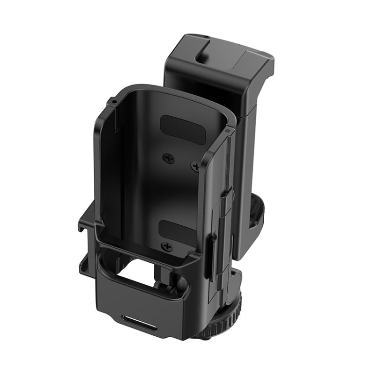 For DJI Osmo Pocket 3 Phone Holder Expansion Bracket With 3 Cold Shoe Port - Black