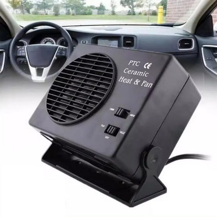 Car Heater Heating Fan Car Window Defroster - Black