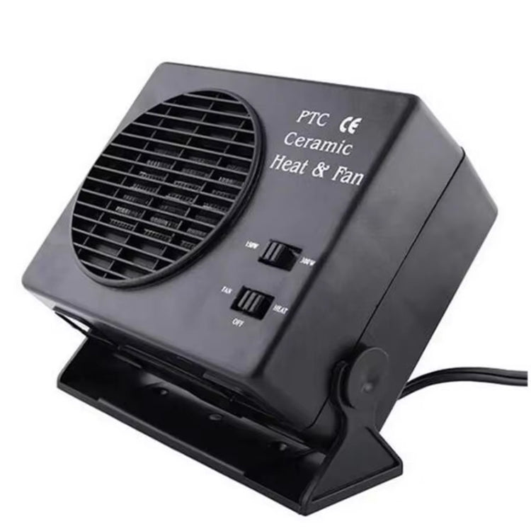 Car Heater Heating Fan Car Window Defroster - Black
