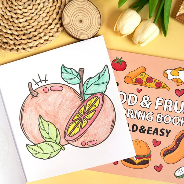40 Sheets Cartoon Doodle Coloring Book Coloring Book for Children 4 Years and Older, Style: Animal World