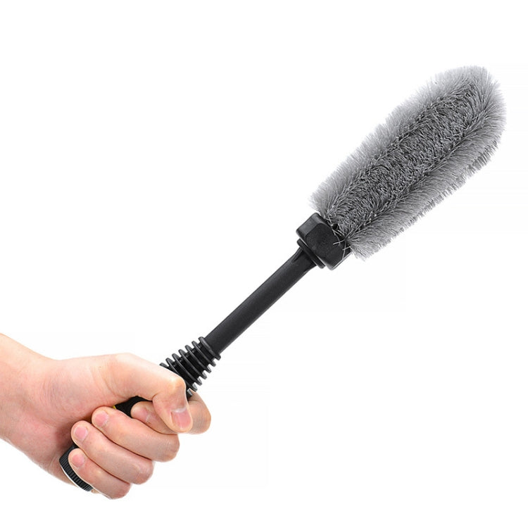 Wheel Hub Brush High Pressure Water-through Soft Bristle Cleaning Brush - 40x6x6cm