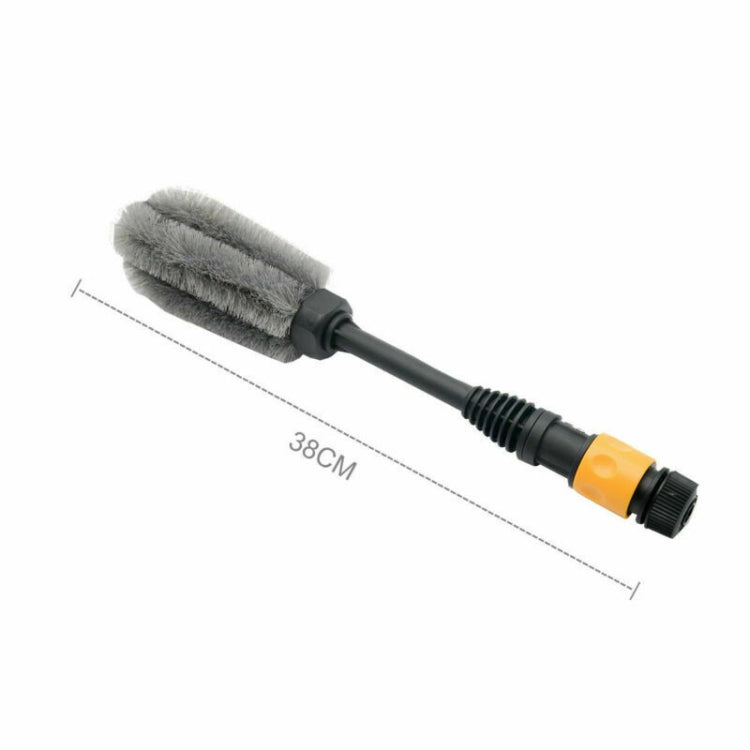 Wheel Hub Brush High Pressure Water-through Soft Bristle Cleaning Brush - 40x6x6cm