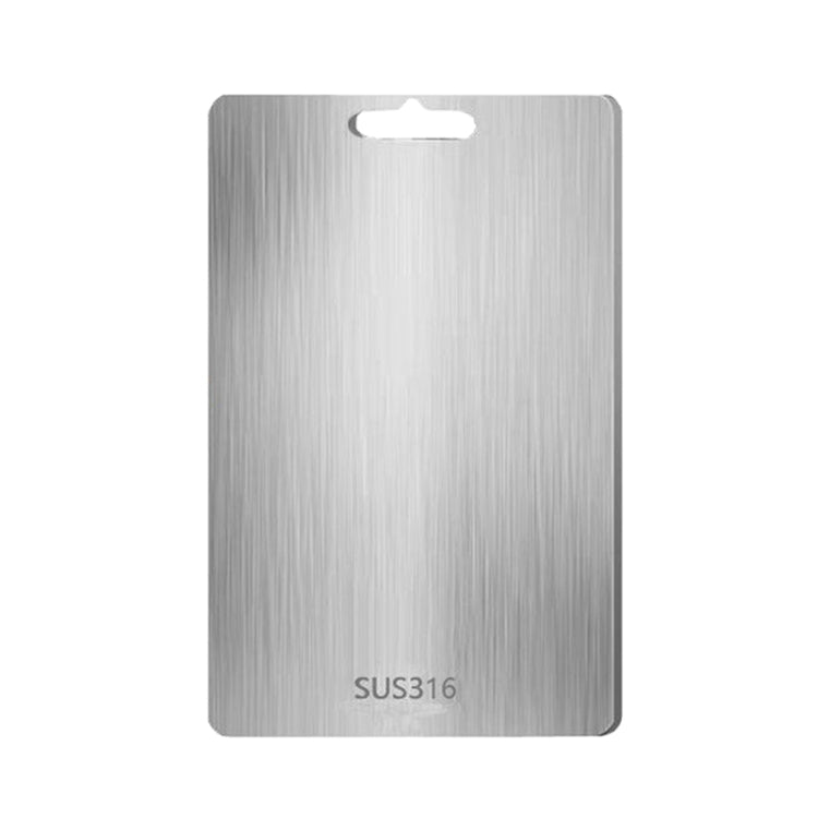 316 39x28cm Stainless Steel Anti-Bacterial Anti-Mold Board Home Kitchen Thickened Chopping Board