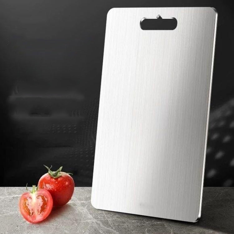 316 46x30cm Stainless Steel Anti-Bacterial Anti-Mold Board Home Kitchen Thickened Chopping Board