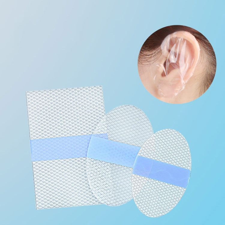 20pcs /Pack Square PU Film Silicone Gel Waterproof Breathable Ear Patch