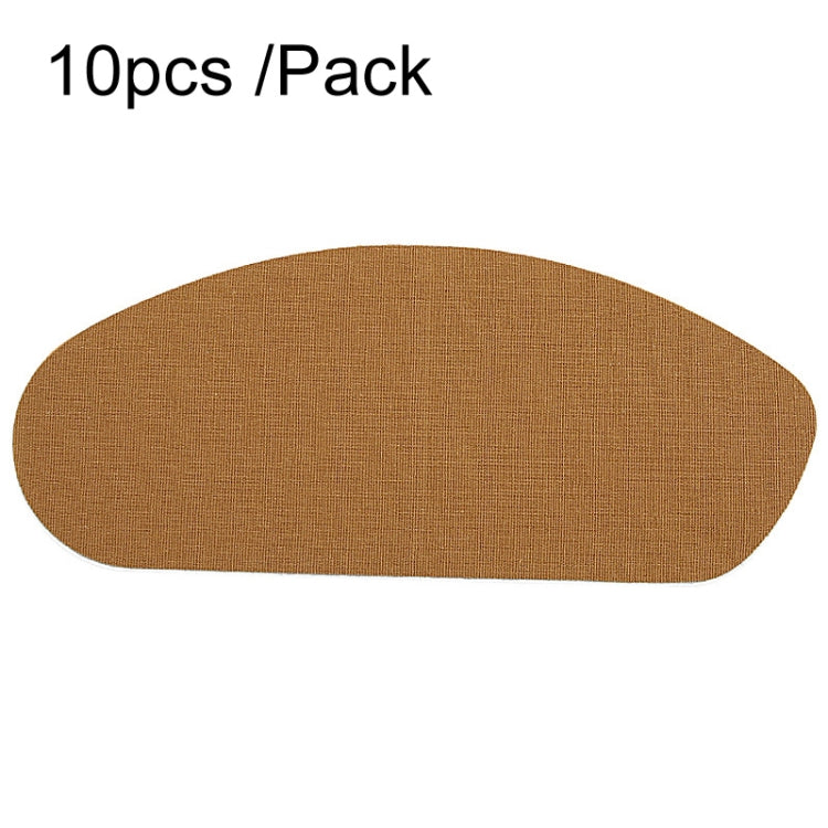 10pcs /Pack Invisible Thigh Stickers Sweat-proof and Friction-proof Thigh Pressure Relief Patches, Color: Earthy Yellow Stretch Fabric
