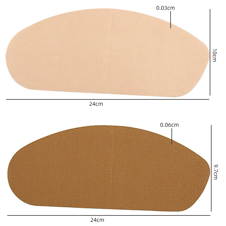 10pcs /Pack Invisible Thigh Stickers Sweat-proof and Friction-proof Thigh Pressure Relief Patches, Color: Skin Color Nonwoven