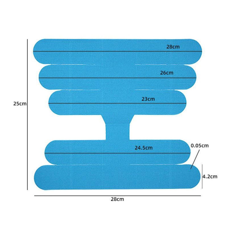 Pre-scored Muscle Patch For Ankle Wrist Protector Shaped Stretch Tape