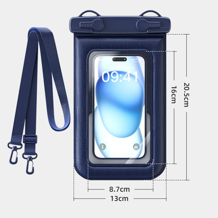 IPX8 Mobile Phone Waterproof Bag Sponge Shock Absorption Floating Swimming Phone Case
