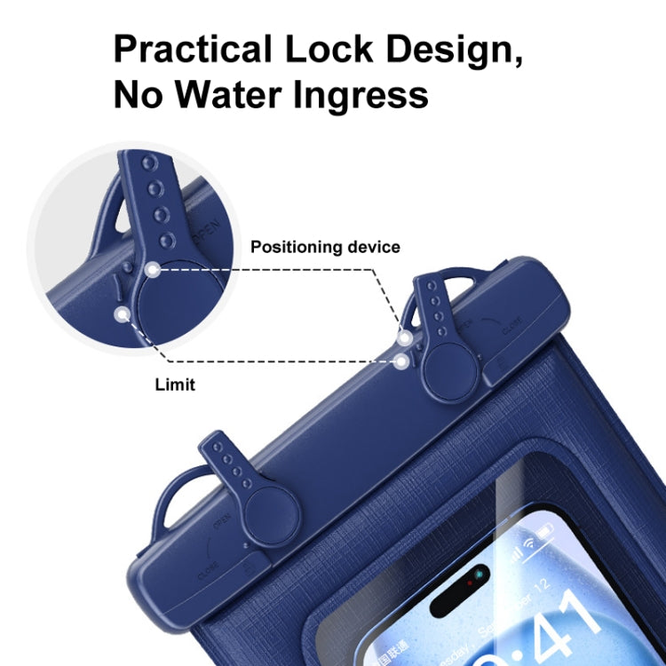IPX8 Mobile Phone Waterproof Bag Sponge Shock Absorption Floating Swimming Phone Case