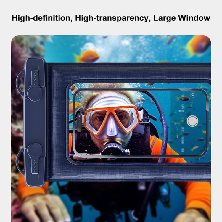 IPX8 Mobile Phone Waterproof Bag Sponge Shock Absorption Floating Swimming Phone Case